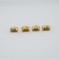 1.7-2.3 mm Natural Calibrated Yellow Sapphire Loose Gemstone Princess Cut