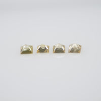 1.8-2.4 mm Natural Calibrated Yellow Sapphire Loose Gemstone Princess Cut