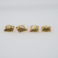 2.2-2.8 mm Natural Calibrated Yellow Sapphire Loose Gemstone Princess Cut