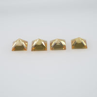 2.8-3.3 mm Natural Calibrated Yellow Sapphire Loose Gemstone Princess Cut