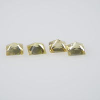2.7-3.3 mm Natural Calibrated Yellow Sapphire Loose Gemstone Princess Cut