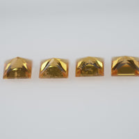 2.7-3.2 mm Natural Calibrated Yellow Sapphire Loose Gemstone Princess Cut