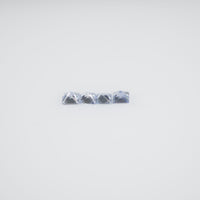 1.6-2.3 MM Natural Princess Cut Blue Sapphire Loose Gemstone