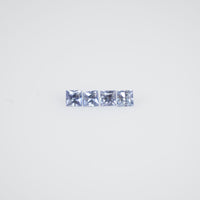 1.5-2.4 MM Natural Princess Cut Blue Sapphire Loose Gemstone