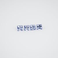 1.3-2.3 MM Natural Princess Cut Blue Sapphire Loose Gemstone