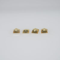 1.8-2.3 mm Natural Calibrated Yellow Sapphire Loose Gemstone Princess Cut