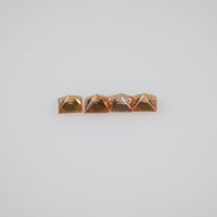 2.4-2.8 mm Natural Calibrated Yellow Sapphire Loose Gemstone Princess Cut