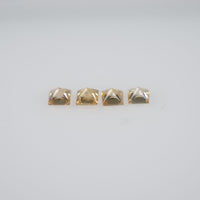 1.7-2.8 mm Natural Calibrated Yellow Sapphire Loose Gemstone Princess Cut