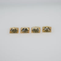 2.7-3.3 mm Natural Calibrated Yellow Sapphire Loose Gemstone Princess Cut