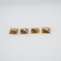 2.8-3.3 mm Natural Calibrated Yellow Sapphire Loose Gemstone Princess Cut