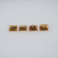 2.8-3.3 mm Natural Calibrated Yellow Sapphire Loose Gemstone Princess Cut