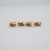 2.8-3.2 mm Natural Calibrated Yellow Sapphire Loose Gemstone Princess Cut