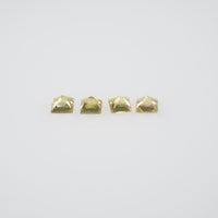 1.2-1.9 mm Natural Calibrated Yellow Sapphire Loose Gemstone Princess Cut