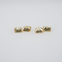 1.7-2.4 mm Natural Calibrated Yellow Sapphire Loose Gemstone Princess Cut