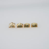 1.7-2.3 mm Natural Calibrated Yellow Sapphire Loose Gemstone Princess Cut