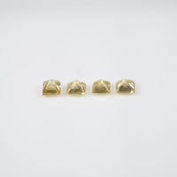 1.8-2.3 mm Natural Calibrated Yellow Sapphire Loose Gemstone Princess Cut