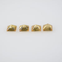 2.7-3.2 mm Natural Calibrated Yellow Sapphire Loose Gemstone Princess Cut