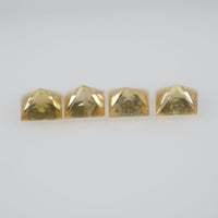 2.8-3.2 mm Natural Calibrated Yellow Sapphire Loose Gemstone Princess Cut