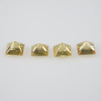 2.7-3.2 mm Natural Calibrated Yellow Sapphire Loose Gemstone Princess Cut
