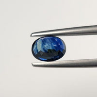 2.04 cts Unheated Natural Blue Sapphire Loose Gemstone Oval Cut Certified