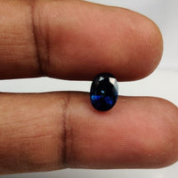 2.04 cts Unheated Natural Blue Sapphire Loose Gemstone Oval Cut Certified
