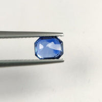 1.25 cts Natural Blue Sapphire Loose Gemstone Emerald Cut
