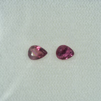 5x4 mm Lot Natural Ruby Loose Gemstone Pear Cut