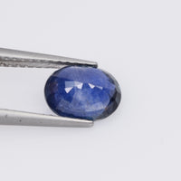 1.35-1.96 cts natural blue sapphire loose gemstone oval cut