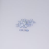 1.4-2.0 mm Natural Bluish White Sapphire Loose Vs Quality Gemstone Round Diamond Cut
