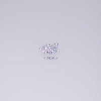 2.5-3.5 mm Natural Purplish White Sapphire Loose Vs Quality Gemstone Round Diamond Cut