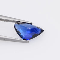 1.23 cts Natural Blue Sapphire Loose Gemstone Trillion Cut