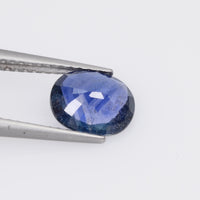 1.35-1.96 cts natural blue sapphire loose gemstone oval cut