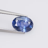 1.35-1.96 cts natural blue sapphire loose gemstone oval cut