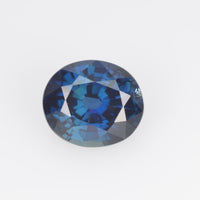 1.30 cts Natural Bluish green Sapphire Loose Gemstone Oval Cut