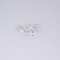 1.4-2.0 mm Natural Bluish White Sapphire Loose Vs Quality Gemstone Round Diamond Cut