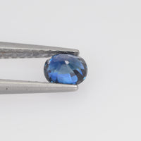0.44-0.62 Cts Natural Blue Sapphire Loose Gemstone Oval Cut