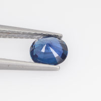 0.63-0.67 Cts Natural Blue Sapphire Loose Gemstone Oval Cut