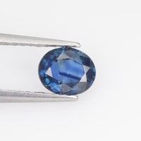 0.63-0.67 Cts Natural Blue Sapphire Loose Gemstone Oval Cut