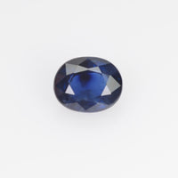 0.68-0.72 Cts Natural Blue Sapphire Loose Gemstone Oval Cut