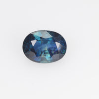 0.72-0.81 Cts Natural Teal Blue Green Sapphire Loose Gemstone Oval Cut
