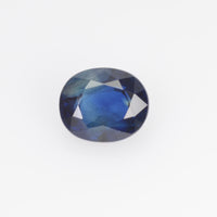 0.72-0.81 Cts Natural Teal Blue Green Sapphire Loose Gemstone Oval Cut