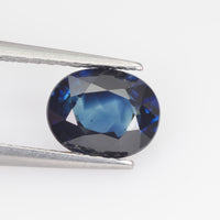1.29 Cts Natural Blue Sapphire Loose Gemstone Oval Cut