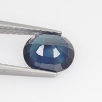 1.33 Cts Natural Teal Blue Sapphire Loose Gemstone Oval Cut
