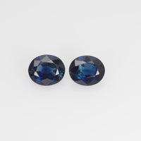 1.61 Cts Natural Pair Teal Blue Sapphire Loose Gemstone Oval Cut