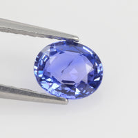 0.82-0.95 cts Unheated Natural Blue Sapphire Loose Gemstone Oval Cut