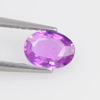 0.53-0.72 Cts Unheated Natural Pink Sapphire Loose Gemstone oval Cut