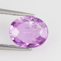 0.98-1.35 Cts Unheated Natural Pink Sapphire Loose Gemstone oval Cut