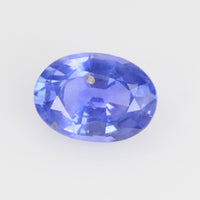 0.96-1.18 cts Unheated Natural Blue Sapphire Loose Gemstone Oval Cut