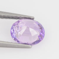 0.98-1.35 Cts Unheated Natural Pink Sapphire Loose Gemstone oval Cut