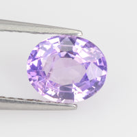 0.98-1.35 Cts Unheated Natural Pink Sapphire Loose Gemstone oval Cut